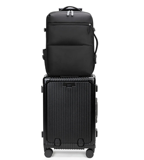 All-in-One Aluminum Spinner Carry-On Luggage